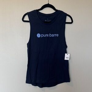 NWT Pure Barre Navy Blue Tank Top